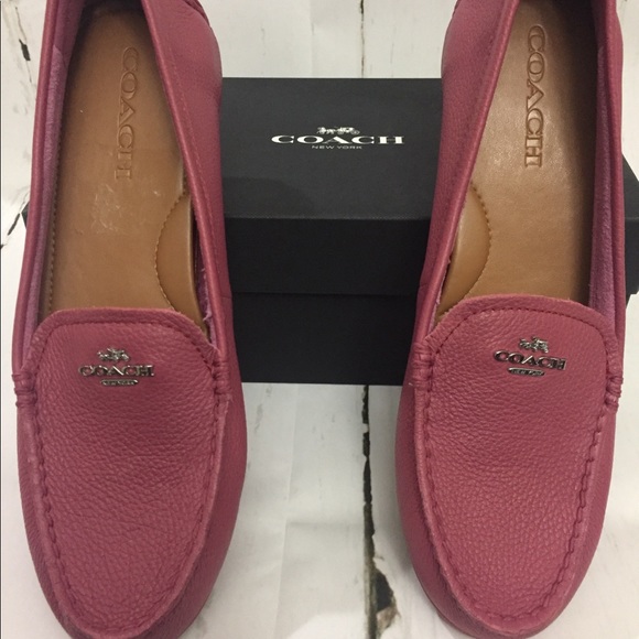 Coach Mary lock up pebble grain lth rouge - Picture 2 of 7